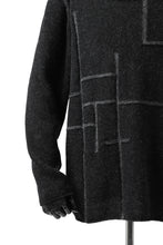 画像をギャラリービューアに読み込む, YUTA MATSUOKA knit sweater / shetland wool (black)