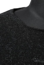 画像をギャラリービューアに読み込む, YUTA MATSUOKA knit sweater / shetland wool (black)