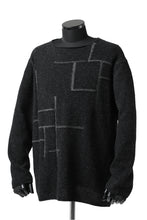 画像をギャラリービューアに読み込む, YUTA MATSUOKA knit sweater / shetland wool (black)