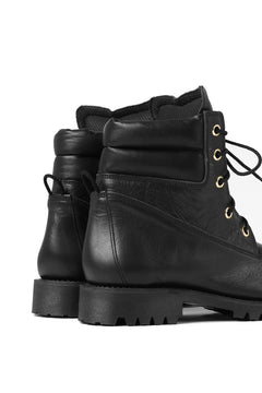 画像をギャラリービューアに読み込む, Portaille exclusive LEX-W20 TREK Laced Boots / VACCHETTA SMOOTH (BLACK / GOLD EYELET)