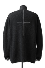画像をギャラリービューアに読み込む, YUTA MATSUOKA knit sweater / shetland wool (black)