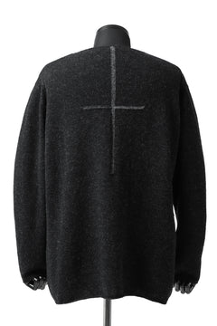 画像をギャラリービューアに読み込む, YUTA MATSUOKA knit sweater / shetland wool (black)