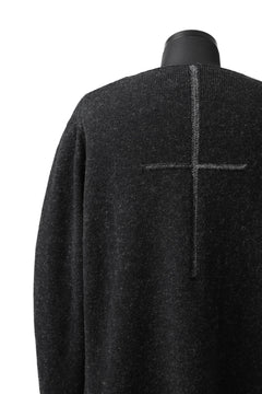 画像をギャラリービューアに読み込む, YUTA MATSUOKA knit sweater / shetland wool (black)