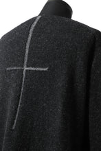画像をギャラリービューアに読み込む, YUTA MATSUOKA knit sweater / shetland wool (black)