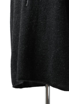 画像をギャラリービューアに読み込む, YUTA MATSUOKA knit sweater / shetland wool (black)