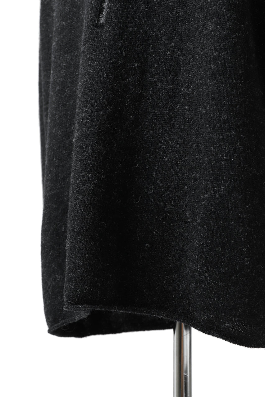 画像をギャラリービューアに読み込む, YUTA MATSUOKA knit sweater / shetland wool (black)