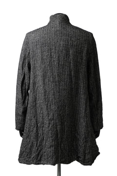 画像をギャラリービューアに読み込む, YUTA MATSUOKA exclusive jacket coat / wool linen herringbone (charcoal grey)