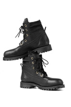 画像をギャラリービューアに読み込む, Portaille exclusive LEX-W20 TREK Laced Boots / VACCHETTA SMOOTH (BLACK / GOLD EYELET)