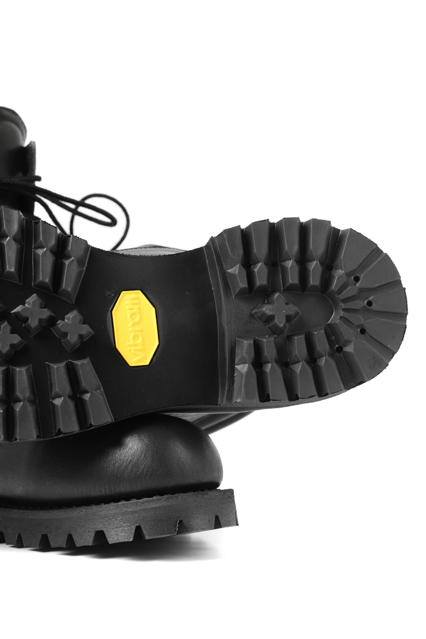 画像をギャラリービューアに読み込む, Portaille exclusive LEX-W20 TREK Laced Boots / VACCHETTA SMOOTH (BLACK / GOLD EYELET)