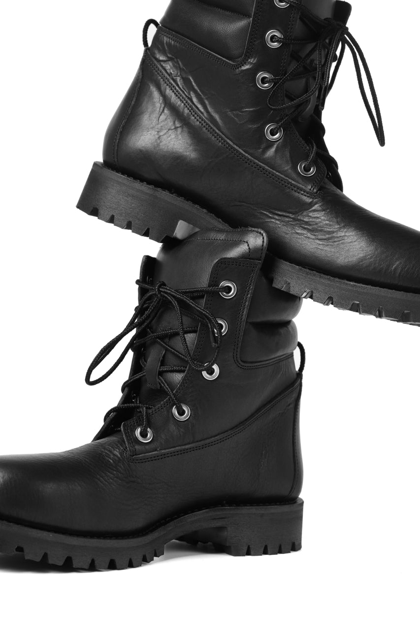 画像をギャラリービューアに読み込む, Portaille exclusive LEX-W20 TREK Laced Boots / VACCHETTA SMOOTH (BLACK)