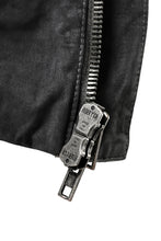 Load image into Gallery viewer, daub DYEING PADDED BOMBER JACKET / ELASTIC-COTTON (MEDIUM GREY)