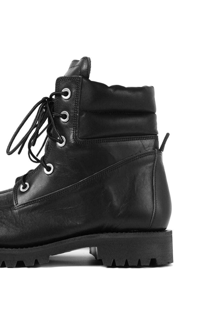 画像をギャラリービューアに読み込む, Portaille exclusive LEX-W20 TREK Laced Boots / VACCHETTA SMOOTH (BLACK)