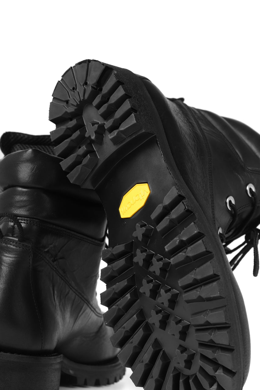 画像をギャラリービューアに読み込む, Portaille exclusive LEX-W20 TREK Laced Boots / VACCHETTA SMOOTH (BLACK)