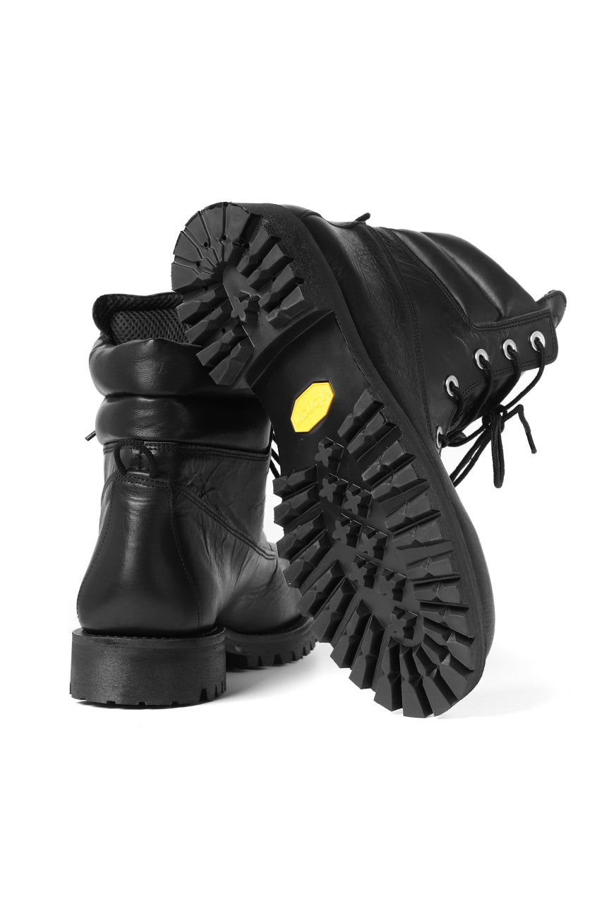 画像をギャラリービューアに読み込む, Portaille exclusive LEX-W20 TREK Laced Boots / VACCHETTA SMOOTH (BLACK)