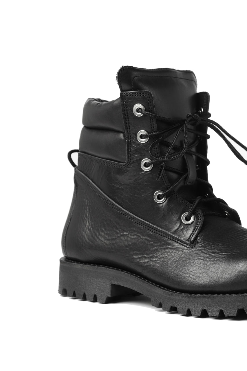 画像をギャラリービューアに読み込む, Portaille exclusive LEX-W20 TREK Laced Boots / VACCHETTA SMOOTH (BLACK)