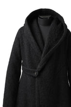 画像をギャラリービューアに読み込む, forme d'expression exclusive Hooded Cardigan Short-Coat (Black)