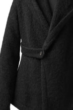 画像をギャラリービューアに読み込む, forme d'expression exclusive Hooded Cardigan Short-Coat (Black)