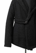 画像をギャラリービューアに読み込む, forme d'expression exclusive Hooded Cardigan Short-Coat (Black)