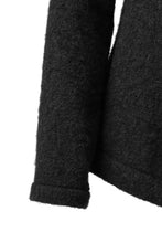 画像をギャラリービューアに読み込む, forme d'expression exclusive Hooded Cardigan Short-Coat (Black)