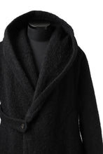 画像をギャラリービューアに読み込む, forme d'expression exclusive Hooded Cardigan Short-Coat (Black)
