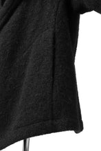 画像をギャラリービューアに読み込む, forme d'expression exclusive Hooded Cardigan Short-Coat (Black)
