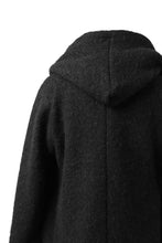 画像をギャラリービューアに読み込む, forme d'expression exclusive Hooded Cardigan Short-Coat (Black)