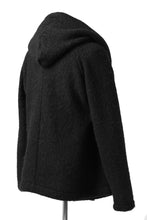 画像をギャラリービューアに読み込む, forme d'expression exclusive Hooded Cardigan Short-Coat (Black)
