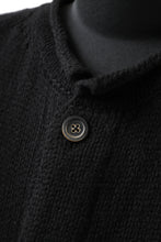 画像をギャラリービューアに読み込む, forme d'expression Buttoned Up Knitted Coat (Black)