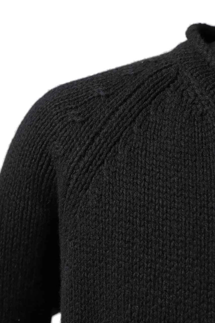 画像をギャラリービューアに読み込む, forme d'expression Buttoned Up Knitted Coat (Black)
