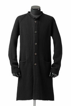 画像をギャラリービューアに読み込む, forme d'expression Buttoned Up Knitted Coat (Black)
