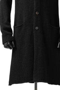 画像をギャラリービューアに読み込む, forme d'expression Buttoned Up Knitted Coat (Black)