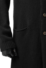 画像をギャラリービューアに読み込む, forme d'expression Buttoned Up Knitted Coat (Black)