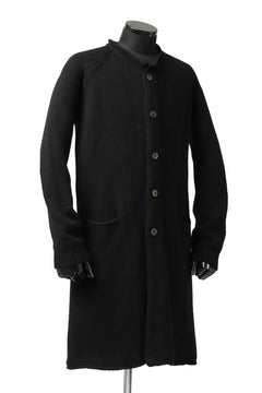 画像をギャラリービューアに読み込む, forme d'expression Buttoned Up Knitted Coat (Black)