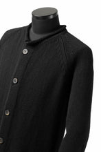 画像をギャラリービューアに読み込む, forme d'expression Buttoned Up Knitted Coat (Black)