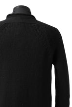 画像をギャラリービューアに読み込む, forme d'expression Buttoned Up Knitted Coat (Black)