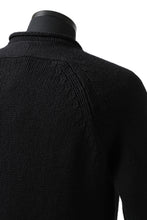 画像をギャラリービューアに読み込む, forme d'expression Buttoned Up Knitted Coat (Black)