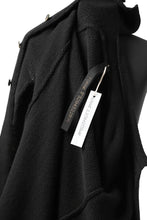 画像をギャラリービューアに読み込む, forme d'expression Buttoned Up Knitted Coat (Black)