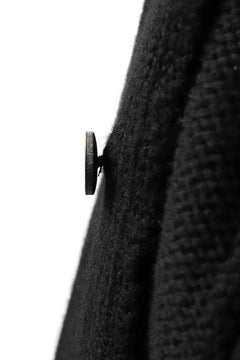 画像をギャラリービューアに読み込む, forme d'expression Buttoned Up Knitted Coat (Black)