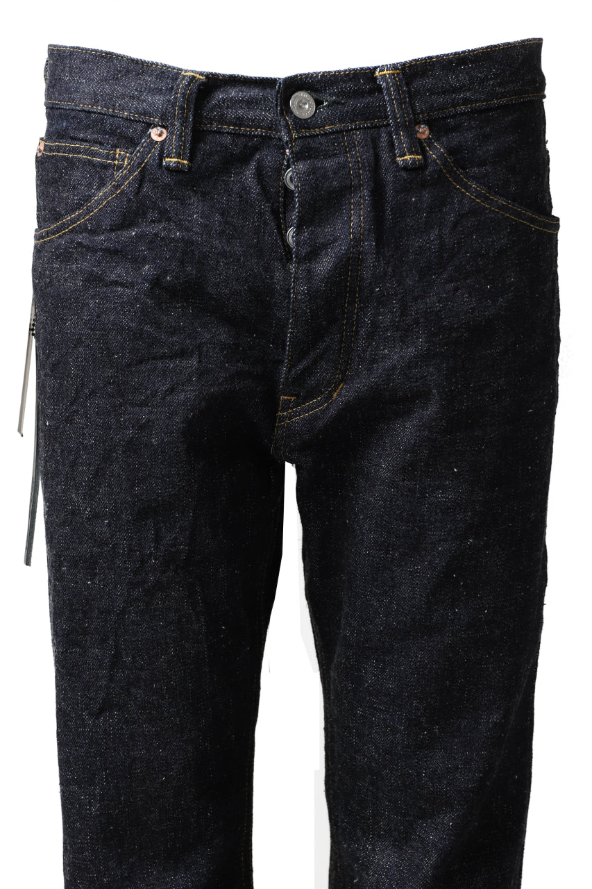 Load image into Gallery viewer, BACKLASH xx FULLCOUNT Collaboration BOOT CUT PANTS / 13.7oz ZIMBABWE DENIM (INDIGO BLUE)