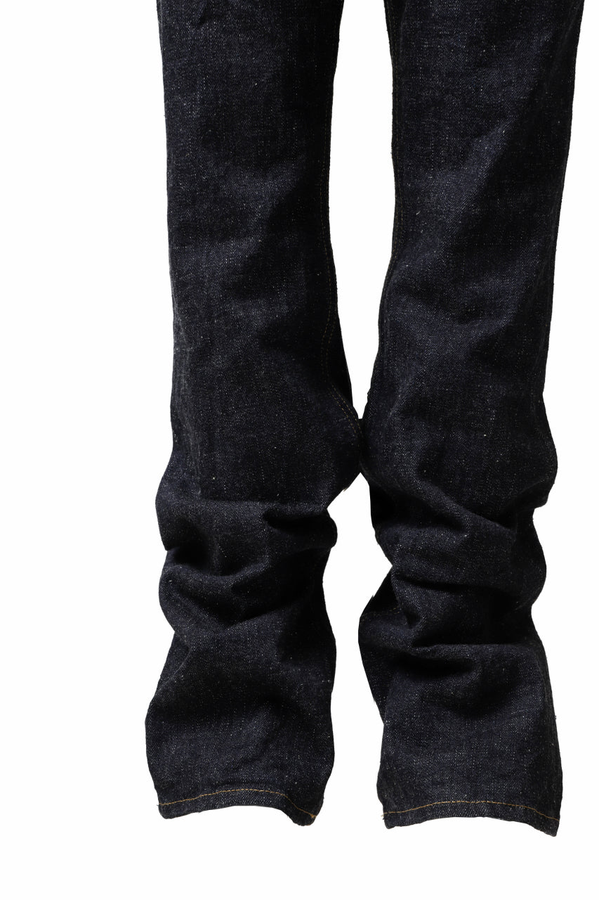 Load image into Gallery viewer, BACKLASH xx FULLCOUNT Collaboration BOOT CUT PANTS / 13.7oz ZIMBABWE DENIM (INDIGO BLUE)