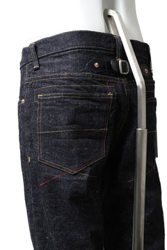Load image into Gallery viewer, BACKLASH xx FULLCOUNT Collaboration BOOT CUT PANTS / 13.7oz ZIMBABWE DENIM (INDIGO BLUE)