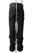 Load image into Gallery viewer, BACKLASH xx FULLCOUNT Collaboration BOOT CUT PANTS / 13.7oz ZIMBABWE DENIM (INDIGO BLUE)