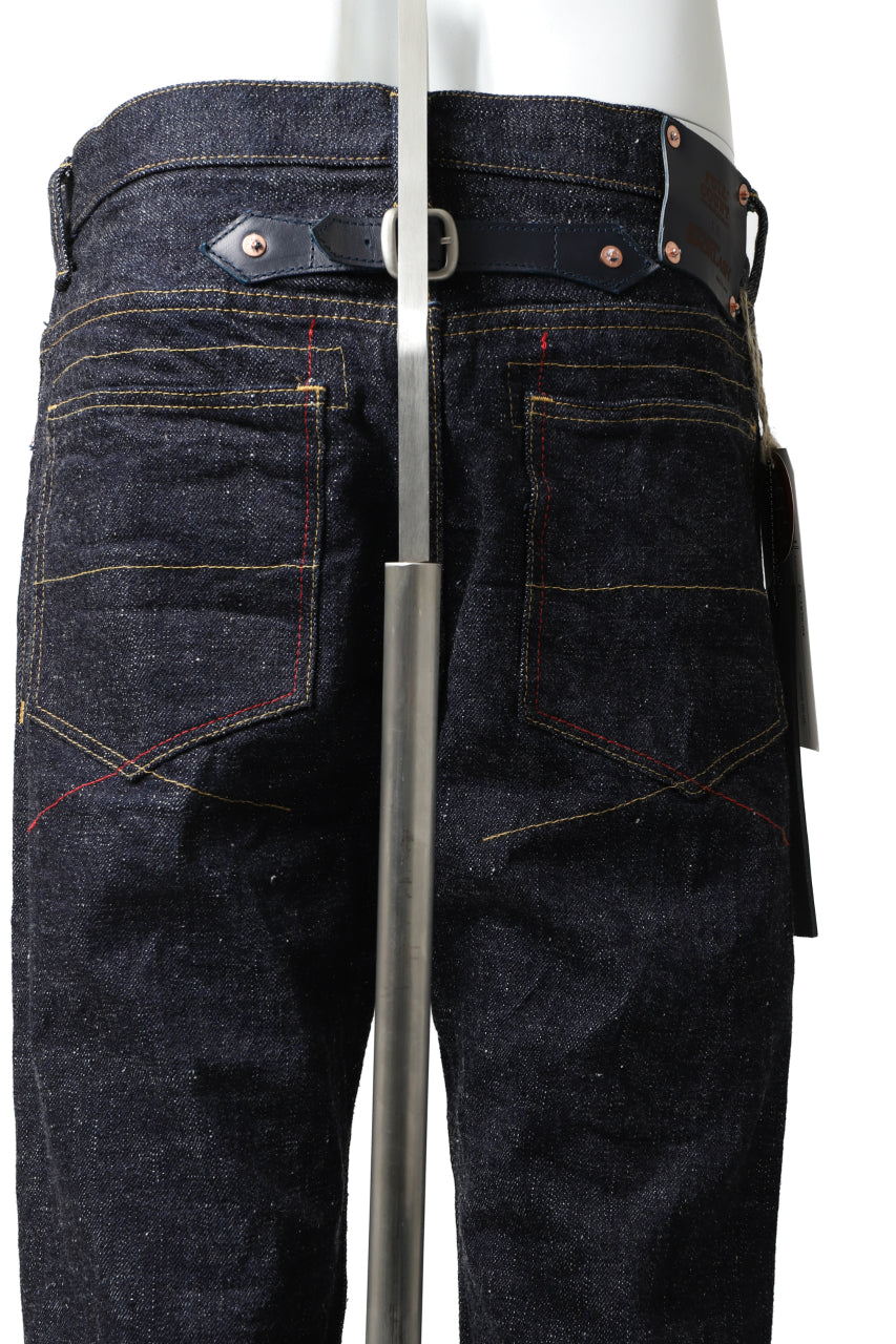 Load image into Gallery viewer, BACKLASH xx FULLCOUNT Collaboration BOOT CUT PANTS / 13.7oz ZIMBABWE DENIM (INDIGO BLUE)