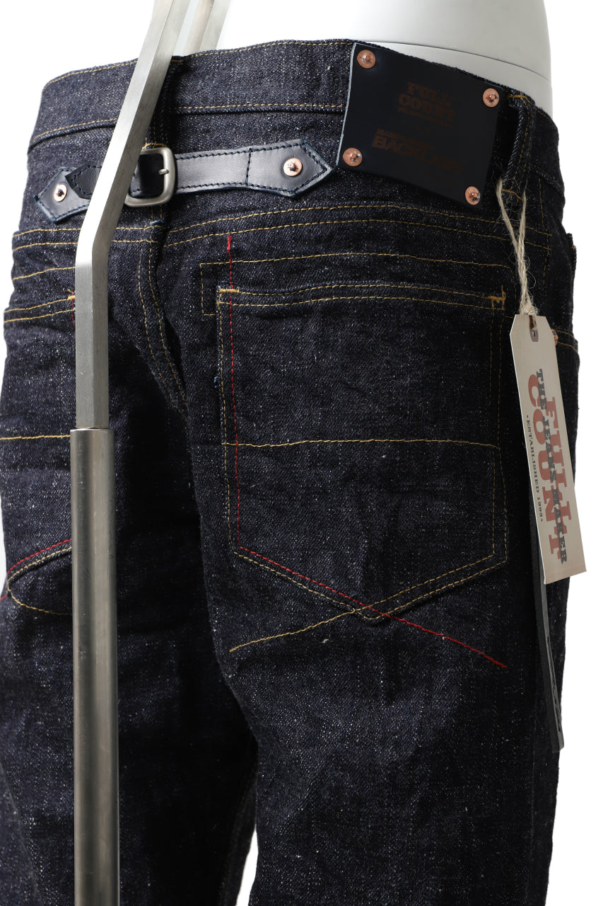 Load image into Gallery viewer, BACKLASH xx FULLCOUNT Collaboration BOOT CUT PANTS / 13.7oz ZIMBABWE DENIM (INDIGO BLUE)