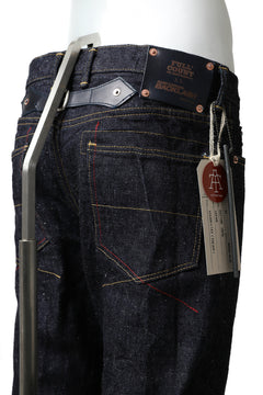 Load image into Gallery viewer, BACKLASH xx FULLCOUNT Collaboration BOOT CUT PANTS / 13.7oz ZIMBABWE DENIM (INDIGO BLUE)