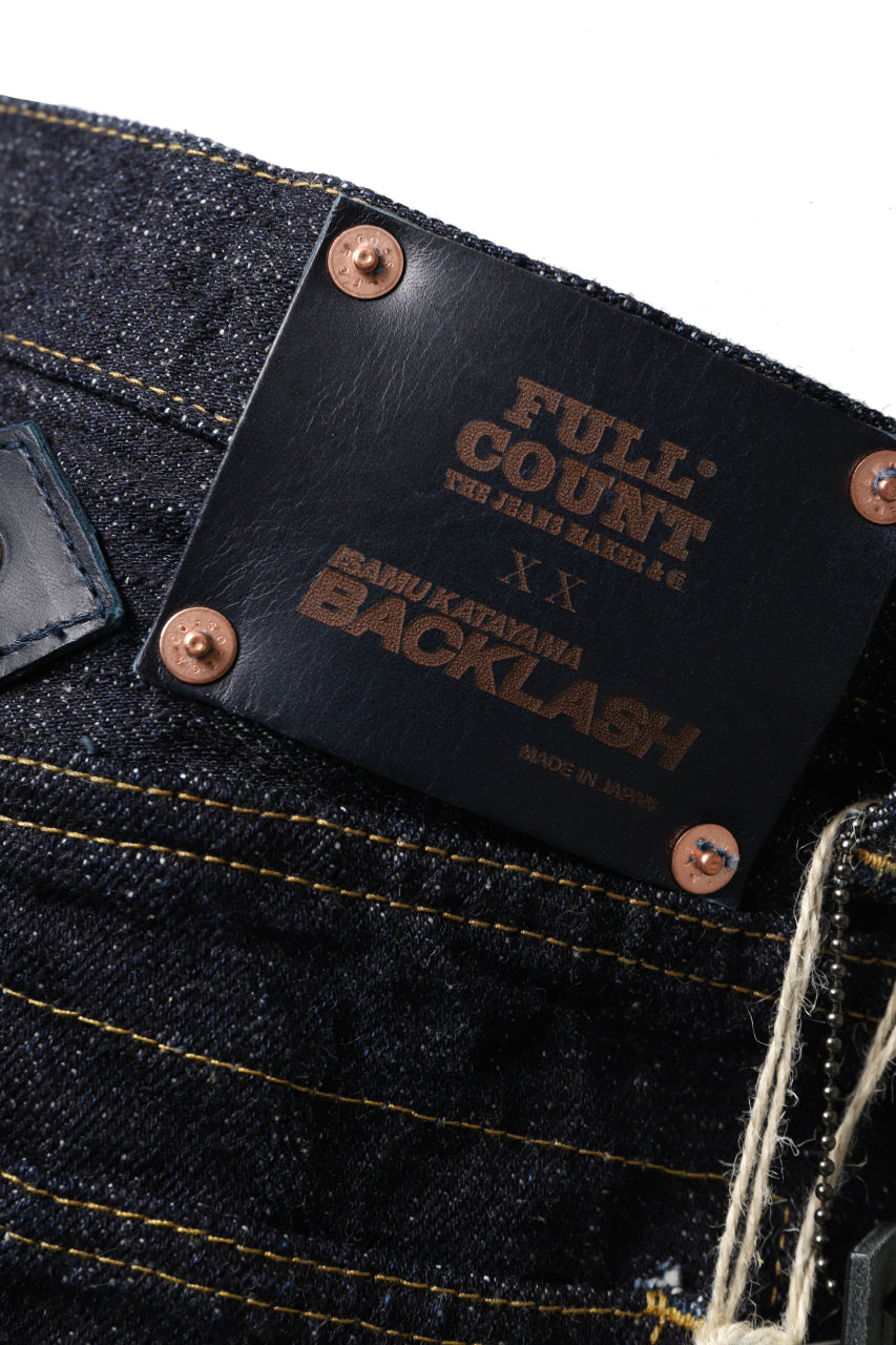 Load image into Gallery viewer, BACKLASH xx FULLCOUNT Collaboration BOOT CUT PANTS / 13.7oz ZIMBABWE DENIM (INDIGO BLUE)