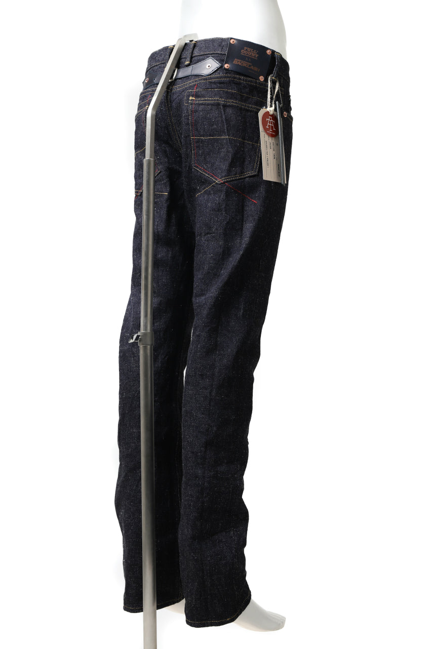 Load image into Gallery viewer, BACKLASH xx FULLCOUNT Collaboration STRAIGHT PANTS / 13.7oz ZIMBABWE DENIM (INDIGO BLUE)