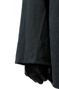 画像をギャラリービューアに読み込む, YUTA MATSUOKA exclusive minimal shirt / noil silk broad (BLACK)