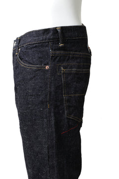 Load image into Gallery viewer, BACKLASH xx FULLCOUNT Collaboration STRAIGHT PANTS / 13.7oz ZIMBABWE DENIM (INDIGO BLUE)