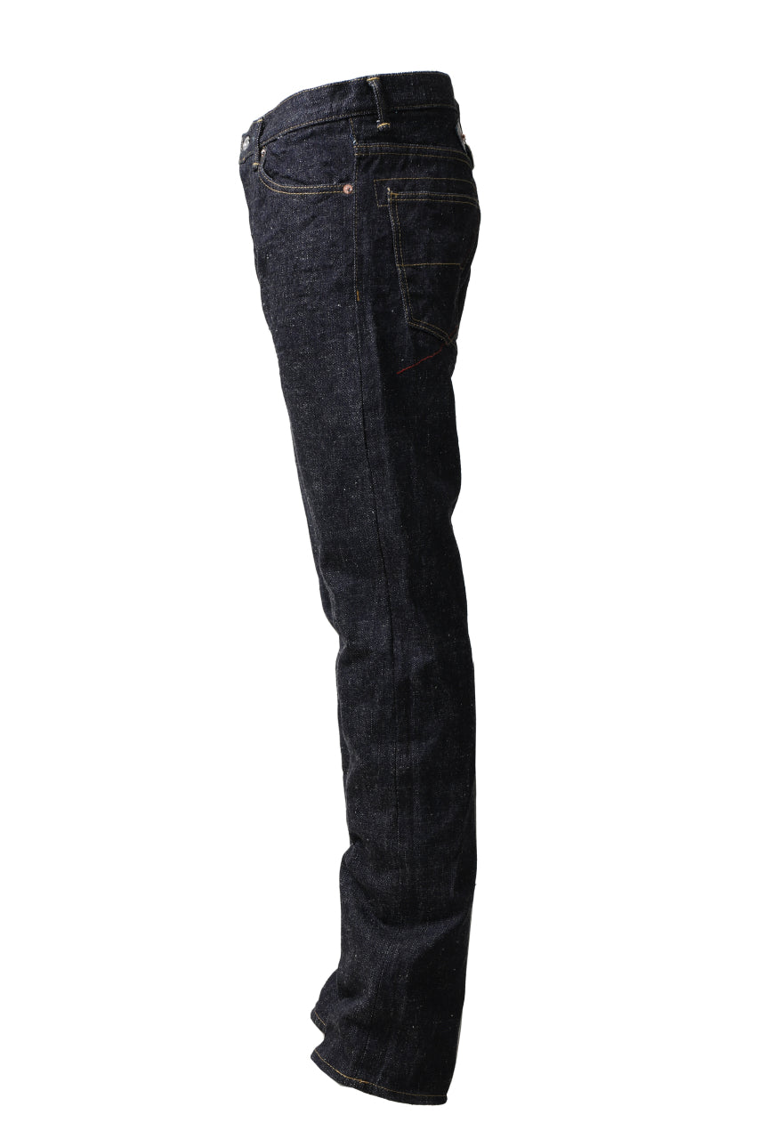 Load image into Gallery viewer, BACKLASH xx FULLCOUNT Collaboration STRAIGHT PANTS / 13.7oz ZIMBABWE DENIM (INDIGO BLUE)